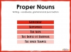 Proper Nouns Teaching Resources (slide 1/7)